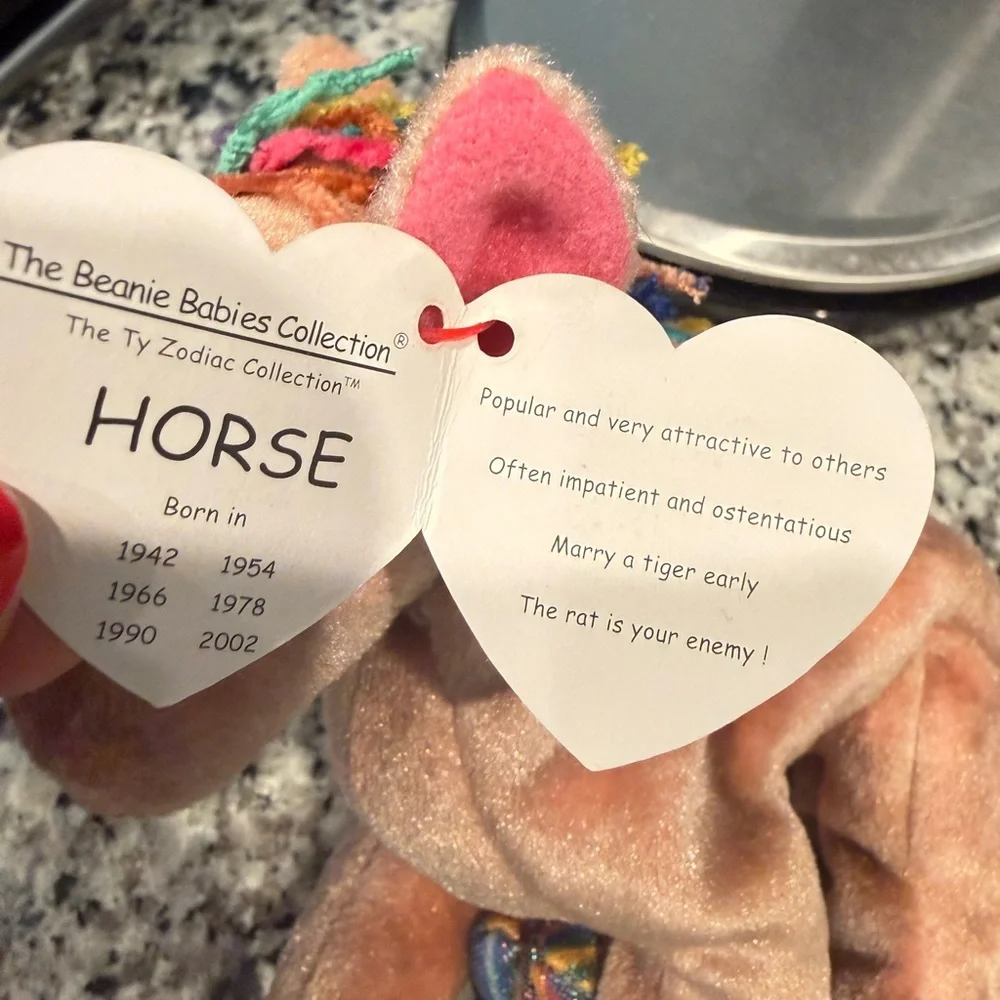 VTG TY‎ Beanie Babies Bundle of 5 Collectible 1994-2000 Retired Rare Error date
